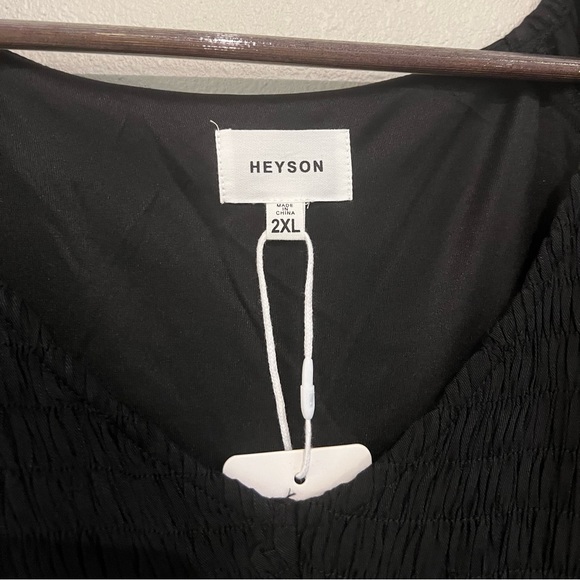 Heyson Black Maxi Dress- 2XL - Picture 3 of 6